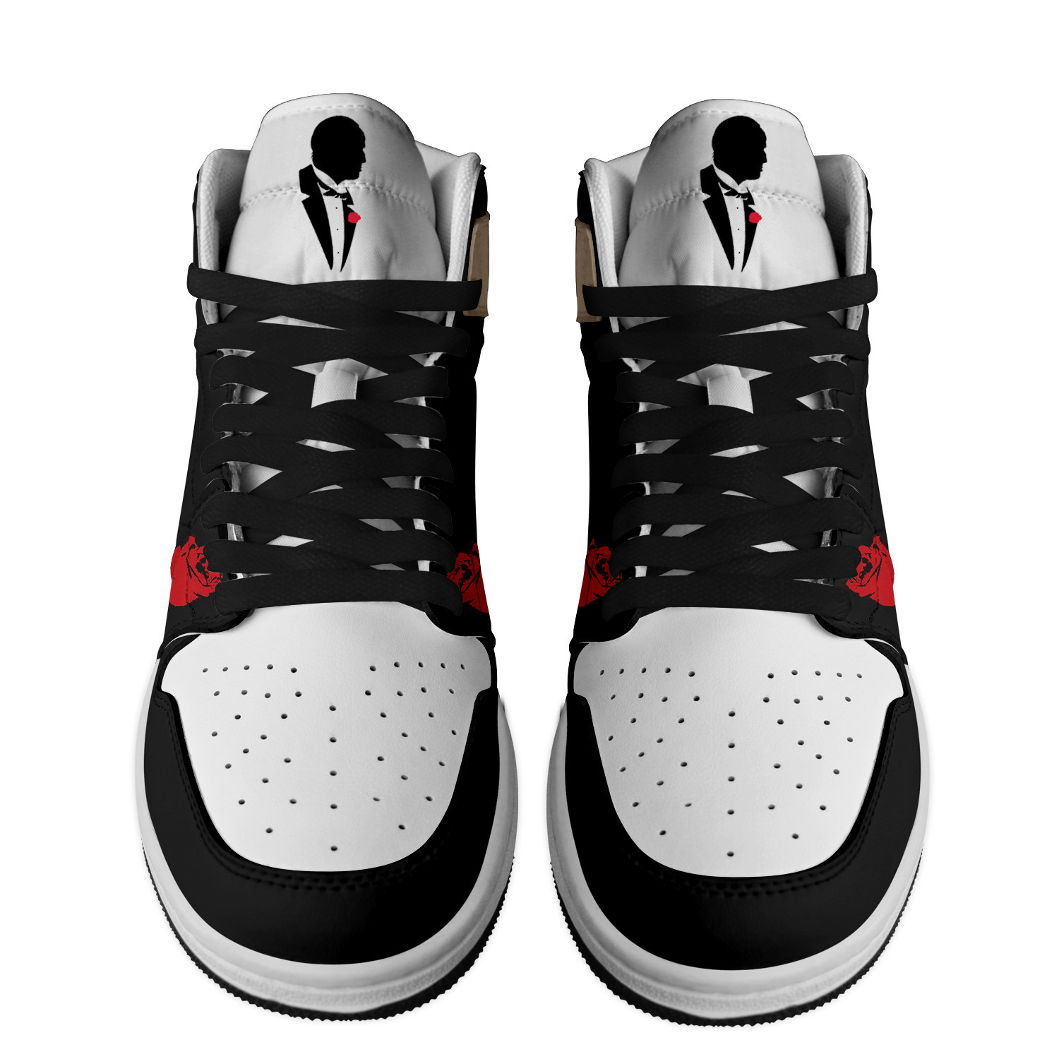 The Godfather High-Top Sneakers Retro Streetwear Vibe Shoes For Men And Women - Image 2