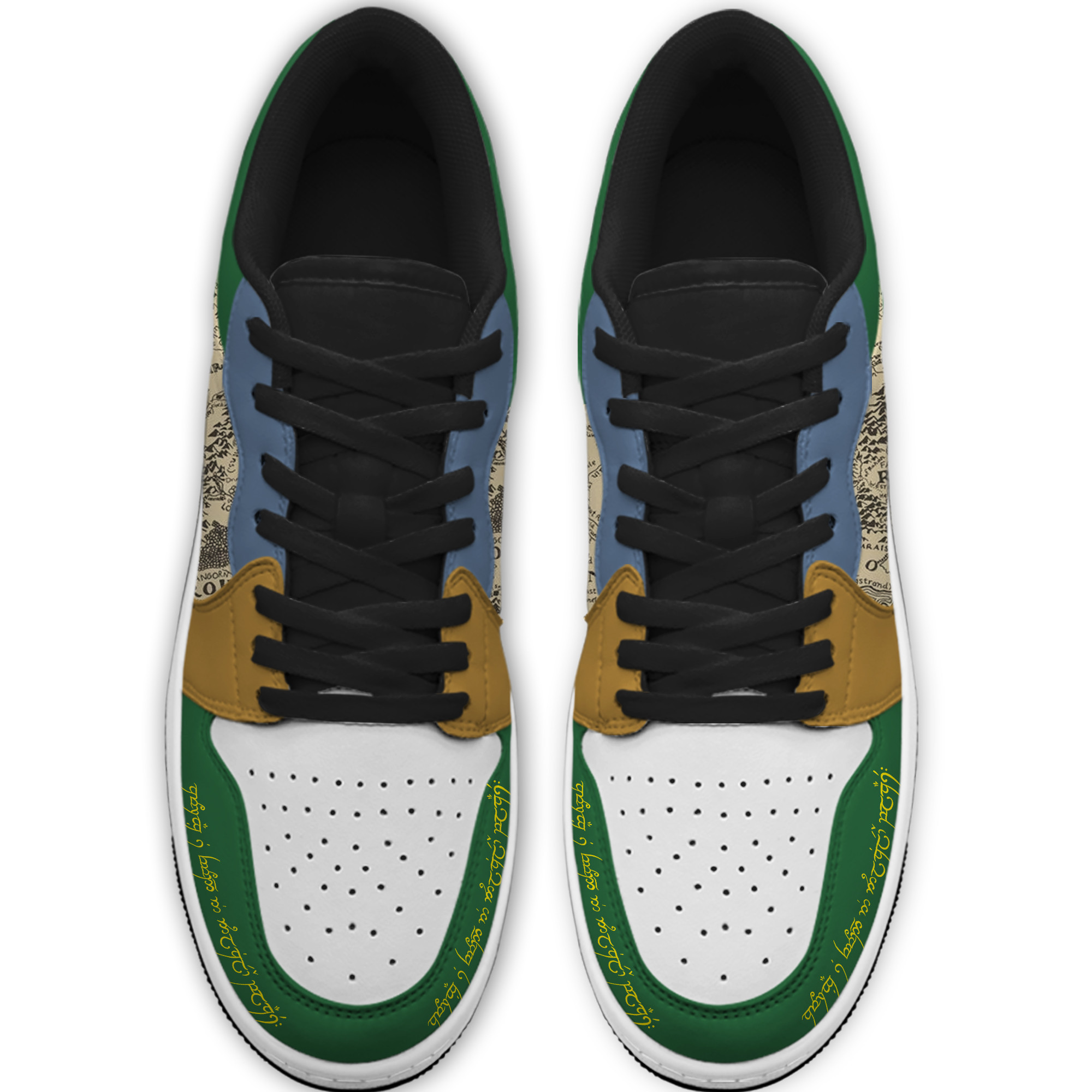 The Lord of the Rings AJ1 Low Sneakers Shoes For Men And Women - Image 2