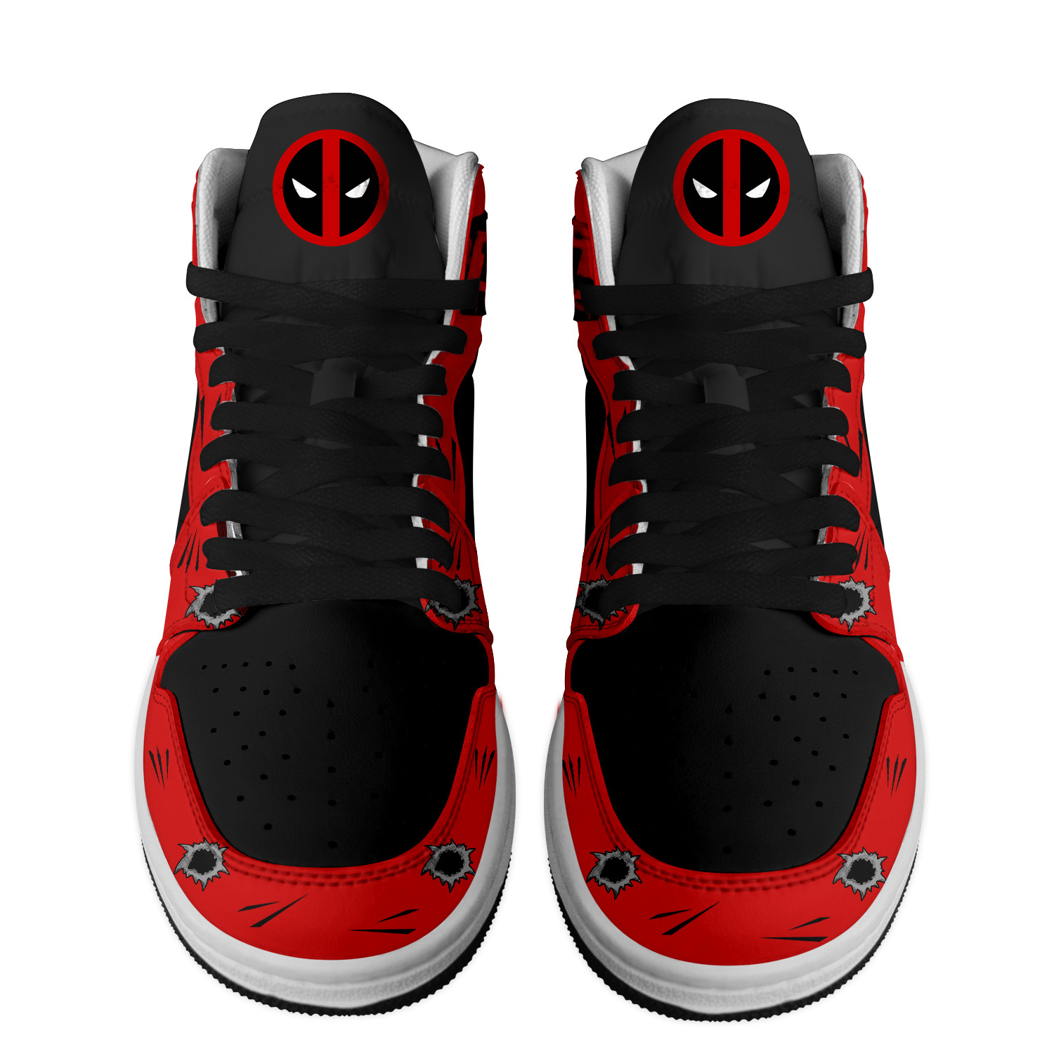Deadpool High-Top Sneakers Retro Streetwear Vibe Shoes For Men And Women - Image 2