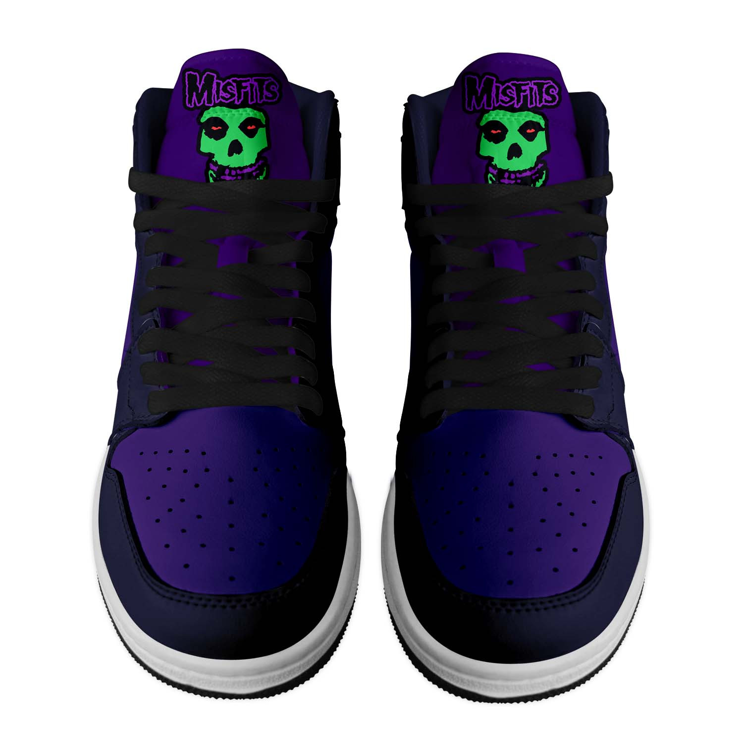 Misfits High-Top Sneakers Retro Streetwear Vibe Shoes For Men And Women - Image 2