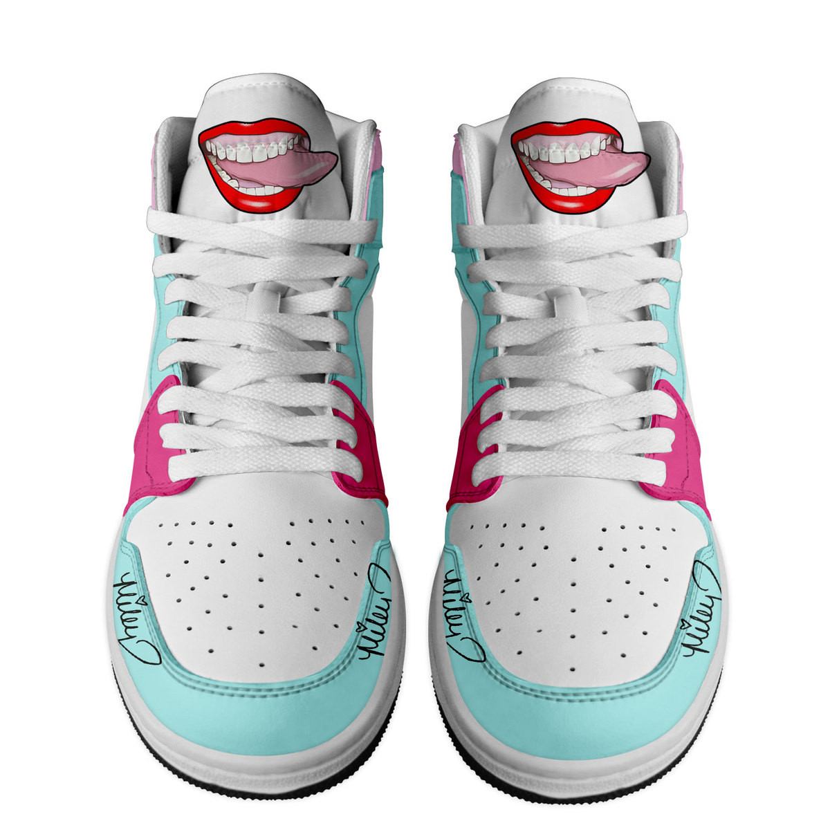 Miley Cyrus High-Top Sneakers Retro Streetwear Vibe Shoes For Men And Women - Image 2