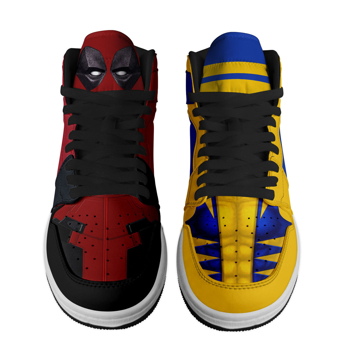 Deadpool & Wolverine High-Top Sneakers Retro Streetwear Vibe Shoes For Men And Women - Image 3