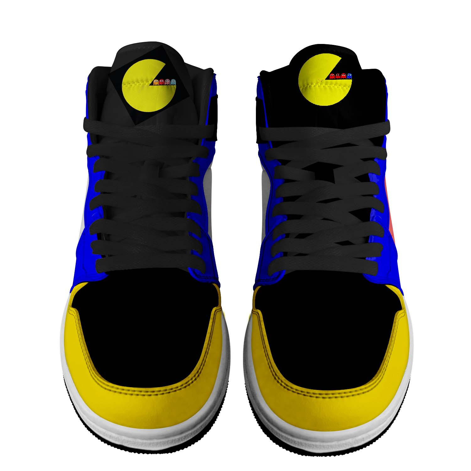 Pac-Man High-Top Sneakers Retro Streetwear Vibe Shoes For Men And Women - Image 2