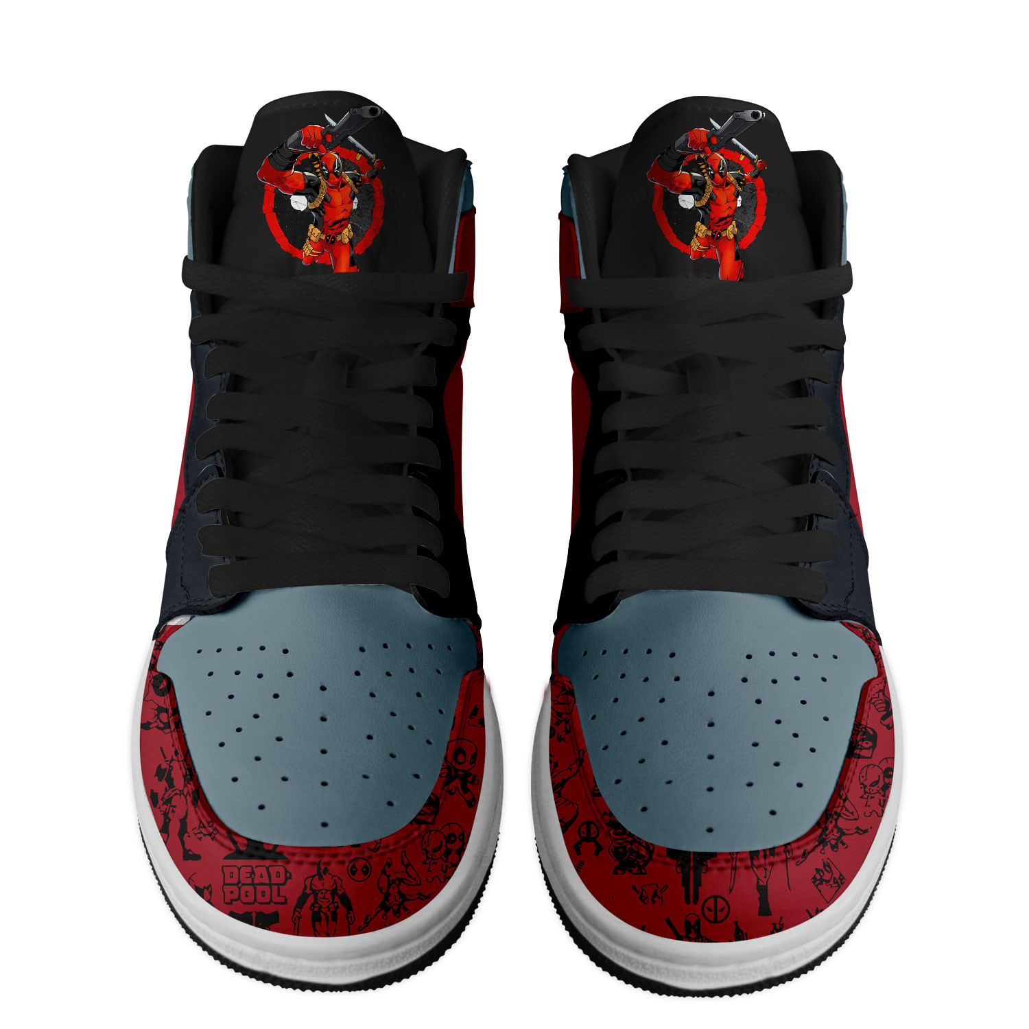 Deadpool High-Top Sneakers Retro Streetwear Vibe Shoes For Men And Women - Image 3