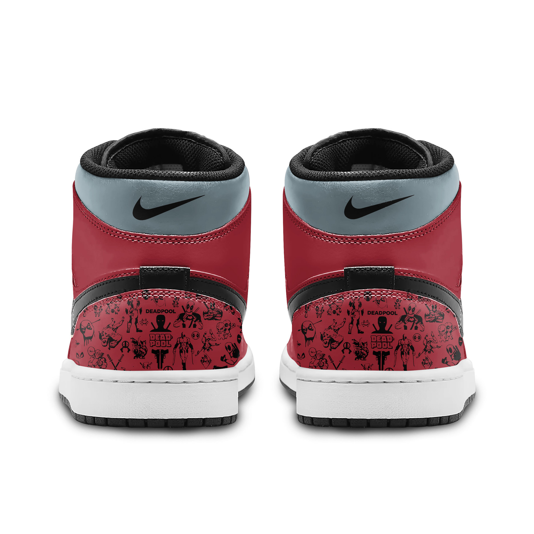 Deadpool High-Top Sneakers Retro Streetwear Vibe Shoes For Men And Women - Image 4