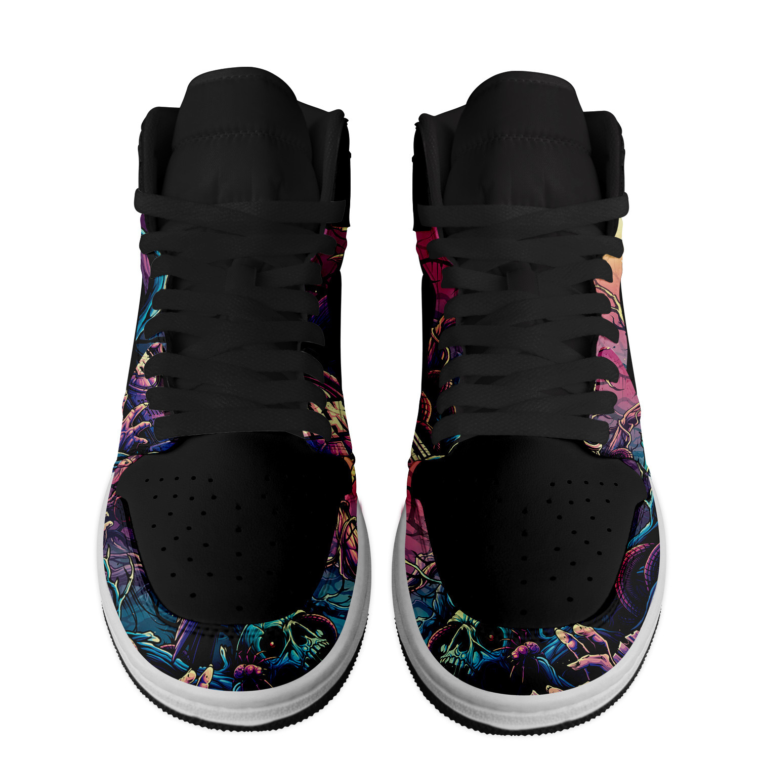 Motionless in White High-Top Sneakers Retro Streetwear Vibe Shoes For Men And Women - Image 2