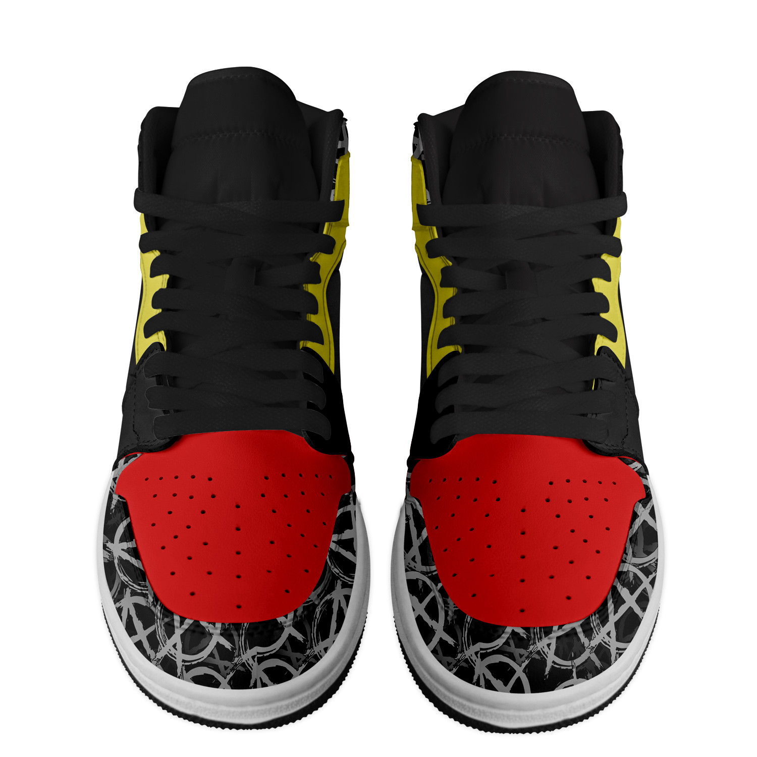 Sons of Anarchy High-Top Sneakers Retro Streetwear Vibe Shoes For Men And Women - Image 2