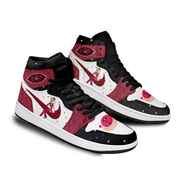 Hazbin Hotel High-Top Sneakers Retro Streetwear Vibe Shoes For Men And Women - Image 2