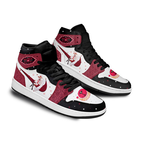 Hazbin Hotel High-Top Sneakers Retro Streetwear Vibe Shoes For Men And Women - Image 2