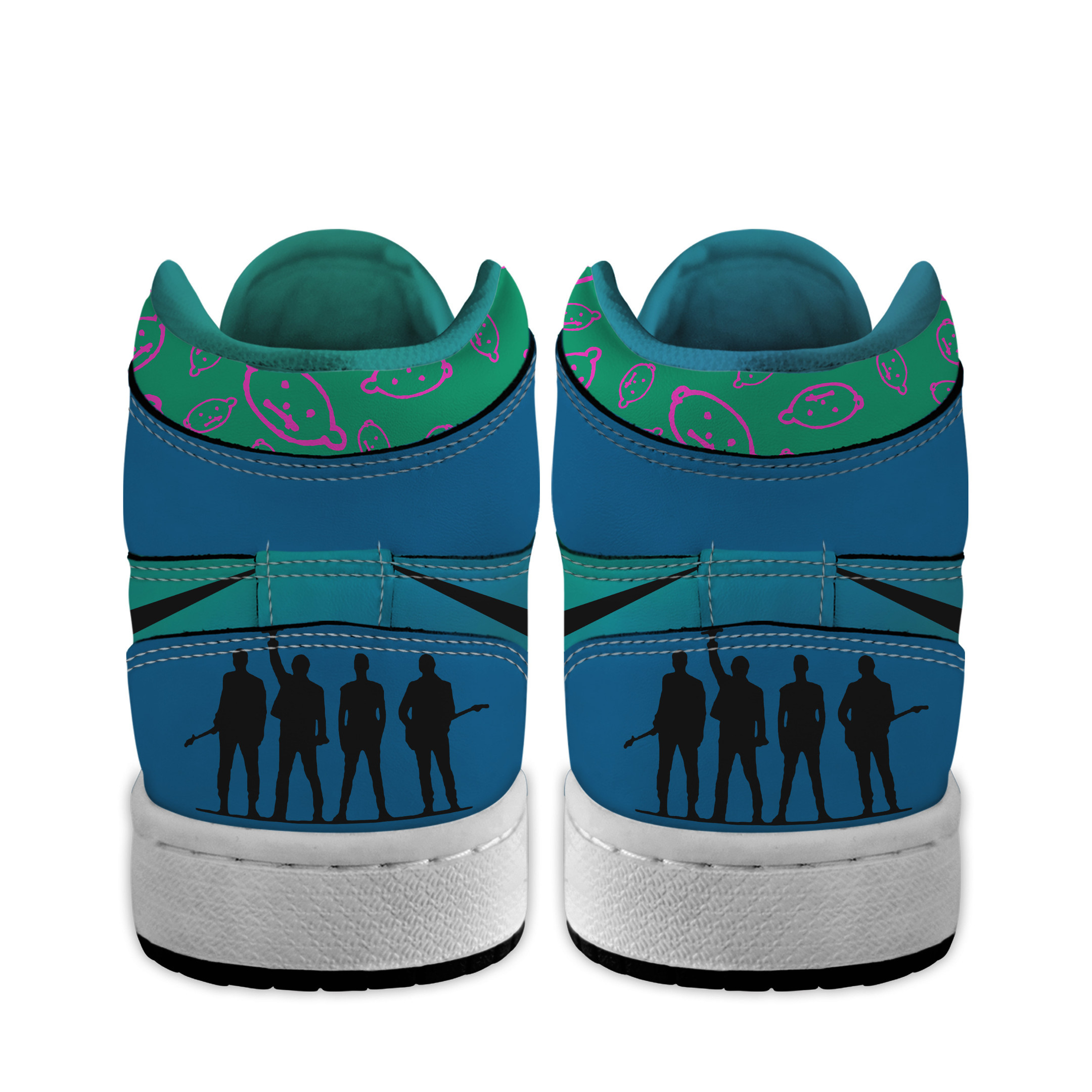 U2 Rock Band High-Top Sneakers Retro Streetwear Vibe Shoes For Men And Women - Image 4