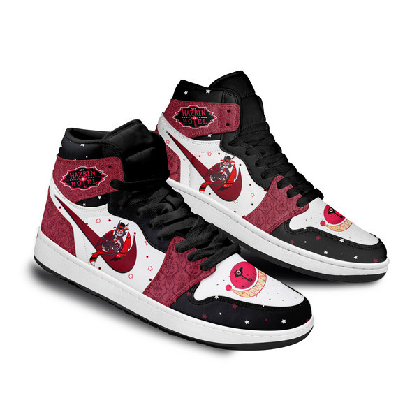 Hazbin Hotel High-Top Sneakers Retro Streetwear Vibe Shoes For Men And Women - Image 2
