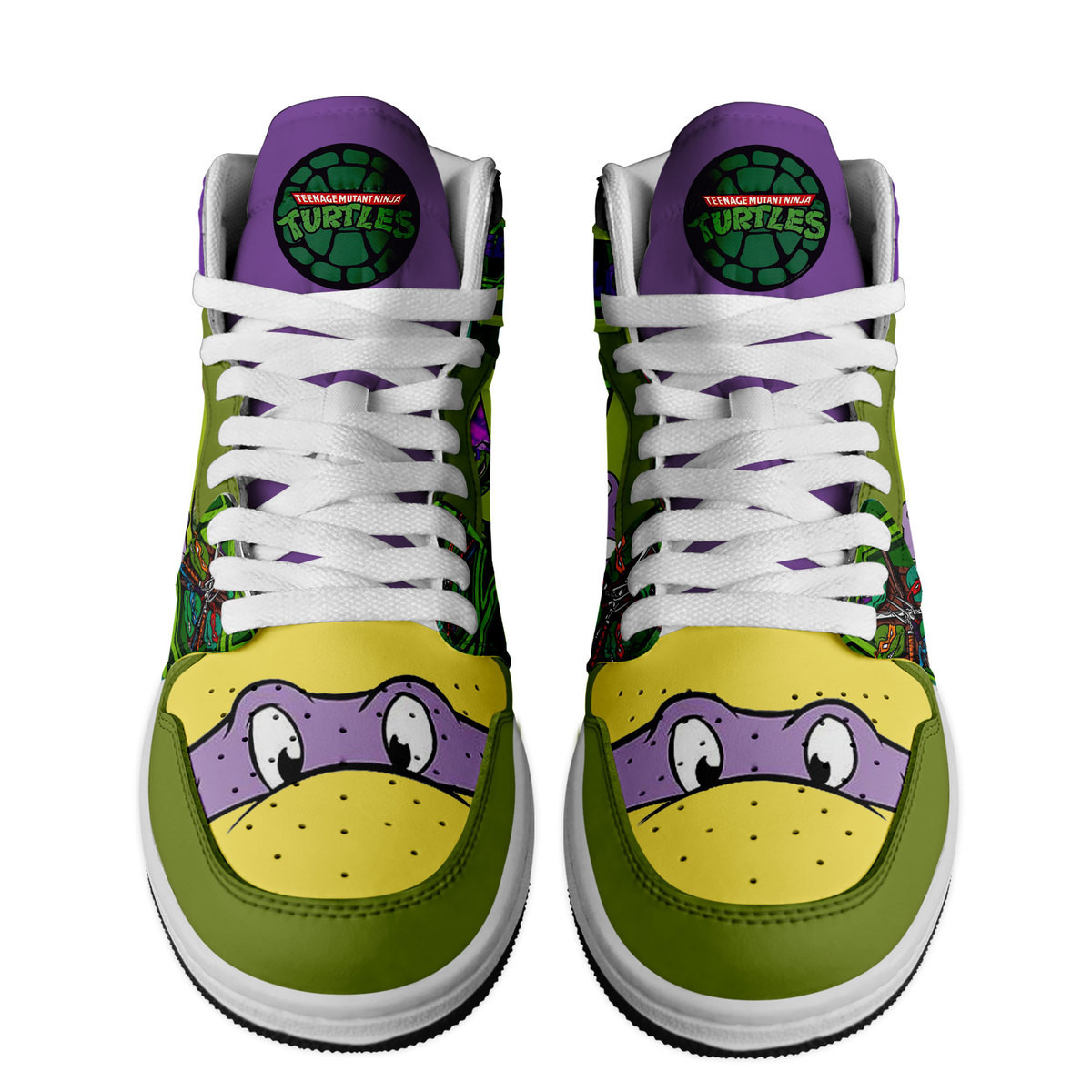 Teenage Mutant Ninja Turtles High-Top Sneakers Retro Streetwear Vibe Shoes For Men And Women - Image 2