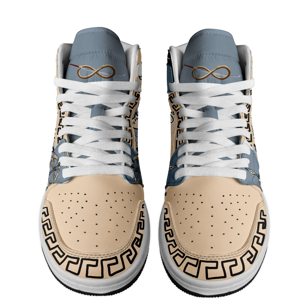 The Wheel Weaves as the Wheel Wills High-Top Sneakers Retro Streetwear Vibe Shoes For Men And Women - Image 3