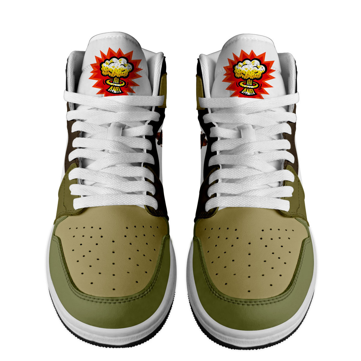 Fallout High-Top Sneakers Retro Streetwear Vibe Shoes For Men And Women - Image 2