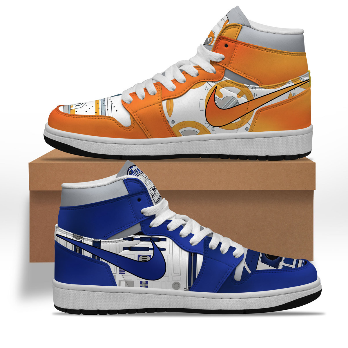 Star Wars High-Top Sneakers Retro Streetwear Vibe Shoes For Men And Women - Image 2