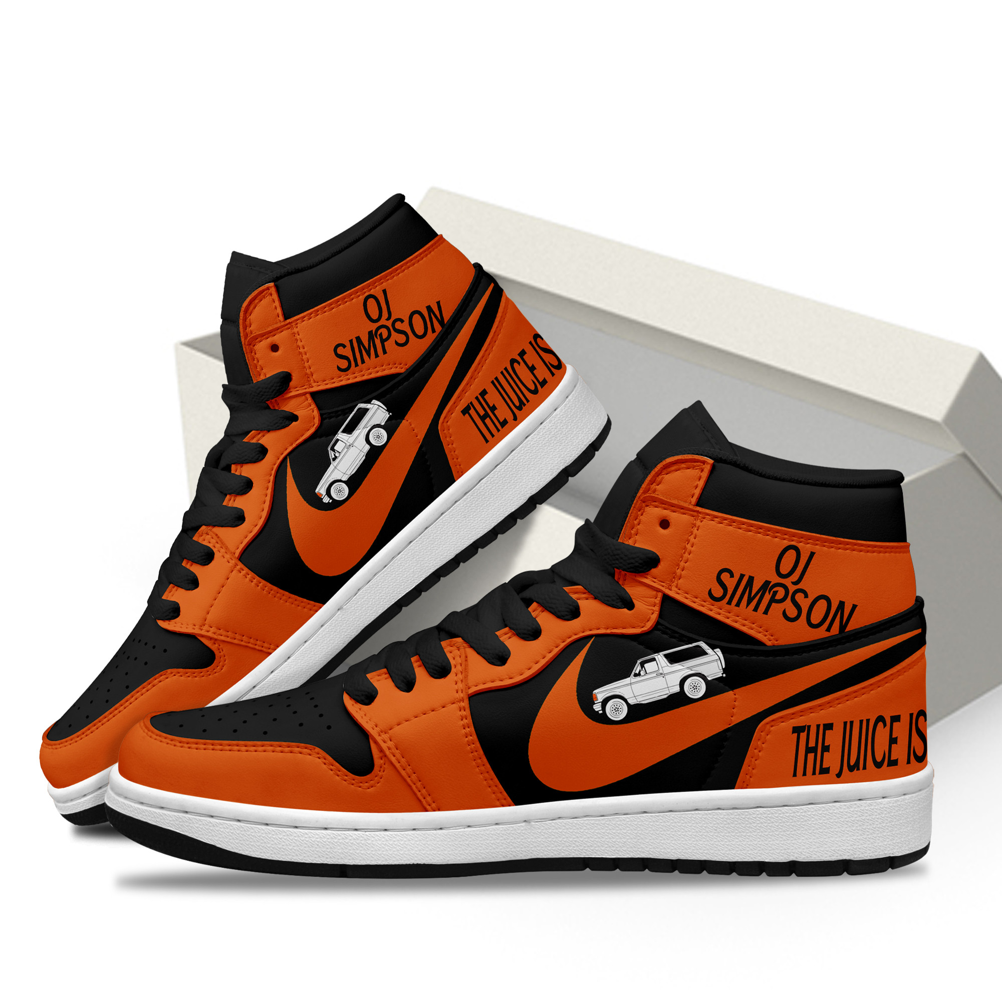 O. J. Simpson High-Top Sneakers Retro Streetwear Vibe Shoes For Men And Women - Image 3