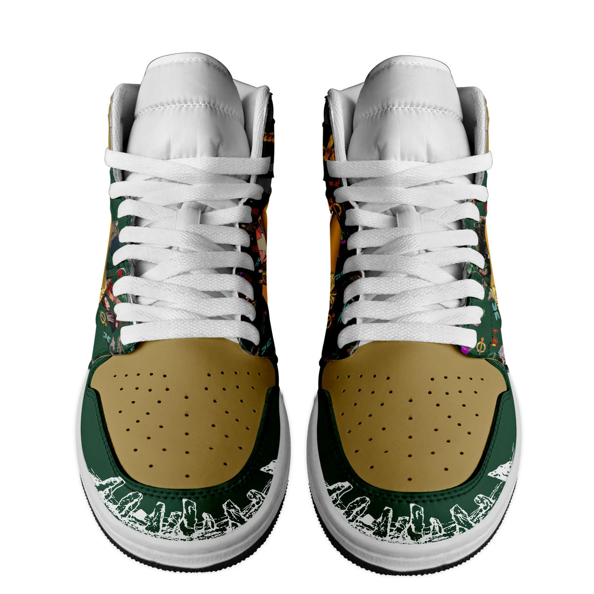 Sassenach High-Top Sneakers Retro Streetwear Vibe Shoes For Men And Women - Image 2