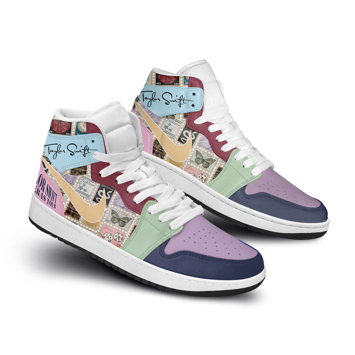 Taylor Swift High-Top Sneakers Retro Streetwear Vibe Shoes For Men And Women - Image 2