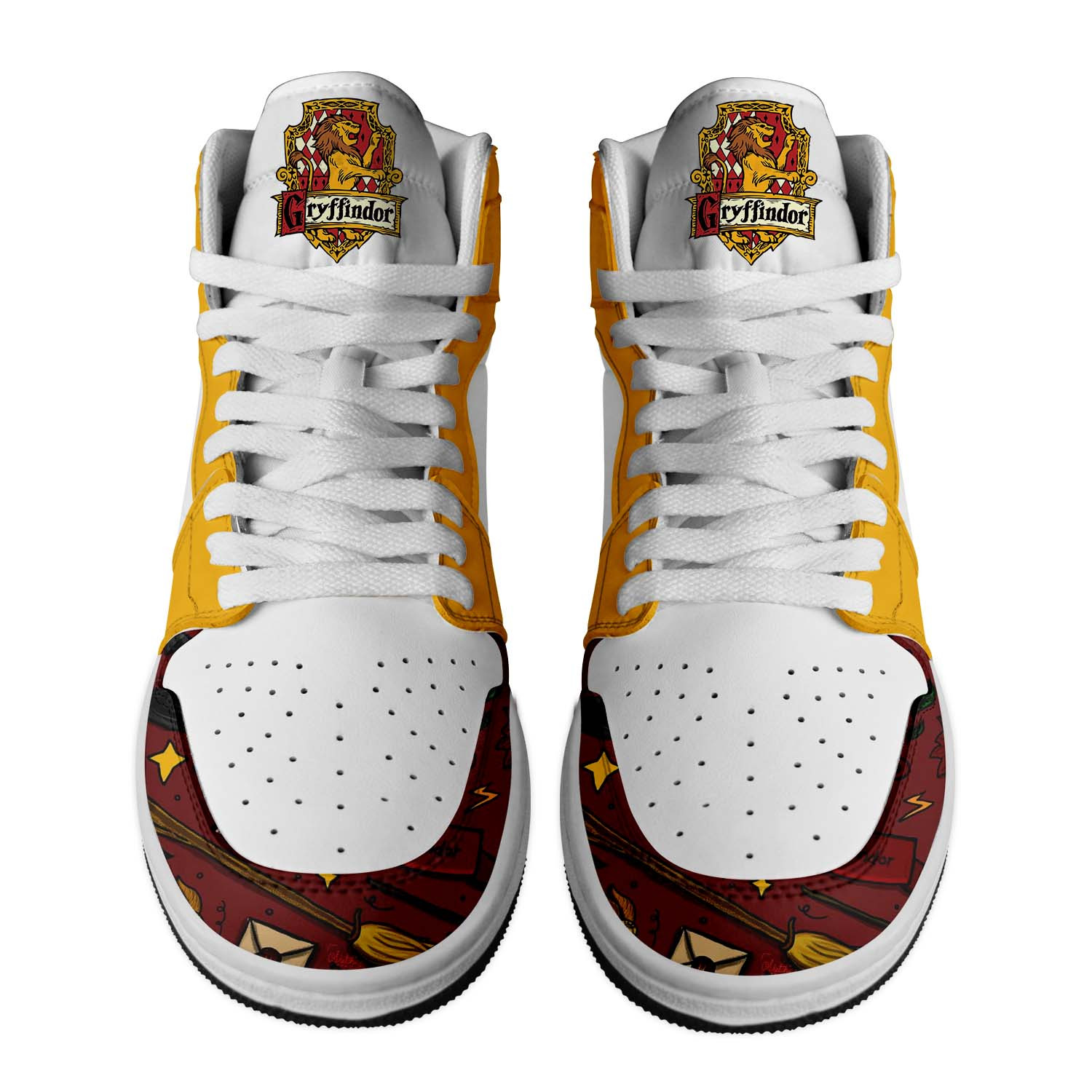 Harry Potter Gryffindor High-Top Sneakers Retro Streetwear Vibe Shoes For Men And Women - Image 2