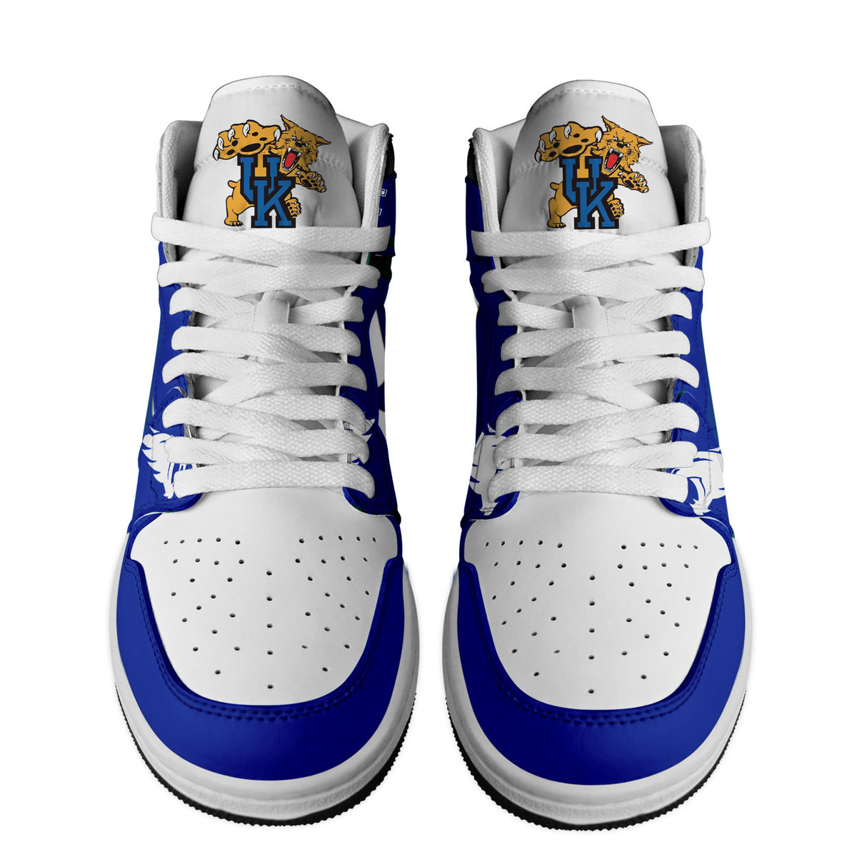 Kentucky Wildcats High-Top Sneakers Retro Streetwear Vibe Shoes For Men And Women - Image 2