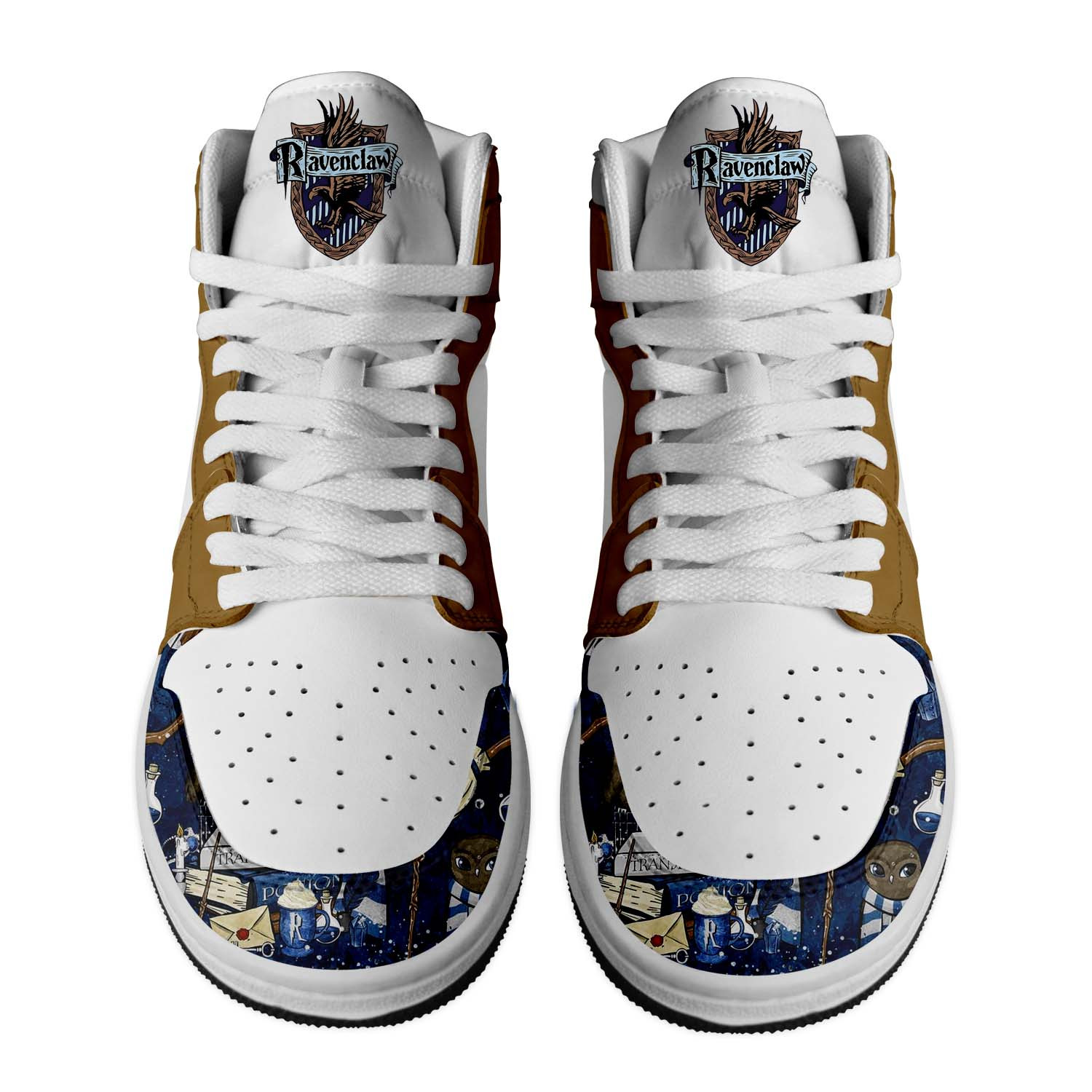 Harry Potter Ravenclaw High-Top Sneakers Retro Streetwear Vibe Shoes For Men And Women - Image 2