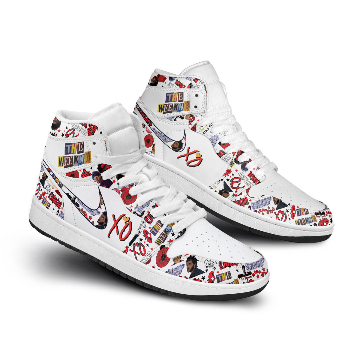 The Weeknd High-Top Sneakers Retro Streetwear Vibe Shoes For Men And Women - Image 2