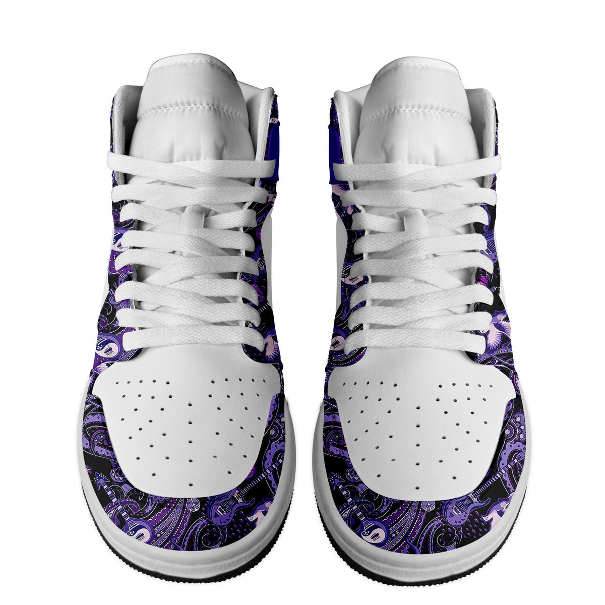 Prince High-Top Sneakers Retro Streetwear Vibe Shoes For Men And Women - Image 2