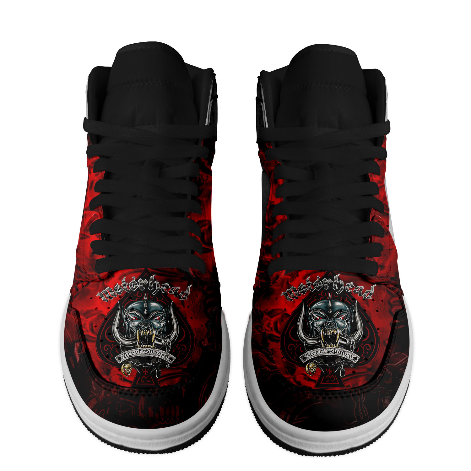 Motorhead High-Top Sneakers Retro Streetwear Vibe Shoes For Men And Women - Image 3