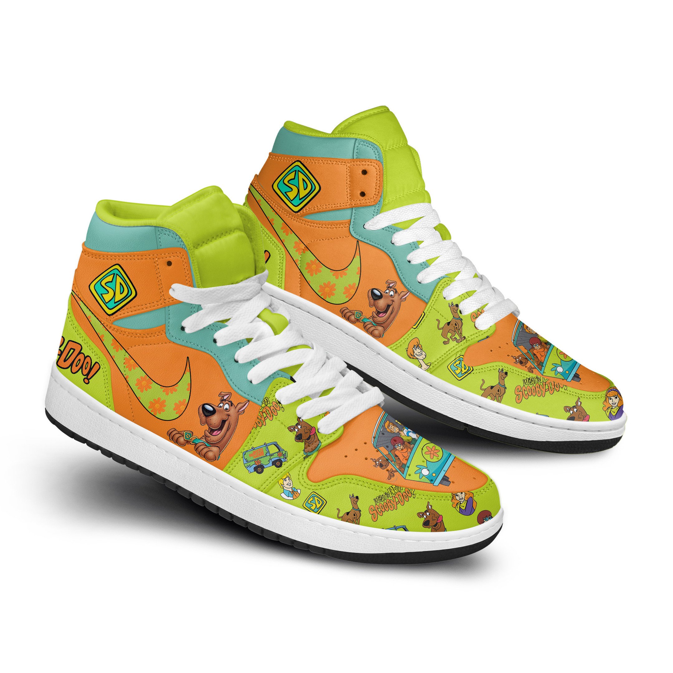 Scooby-Doo High-Top Sneakers Retro Streetwear Vibe Shoes For Men And Women - Image 3