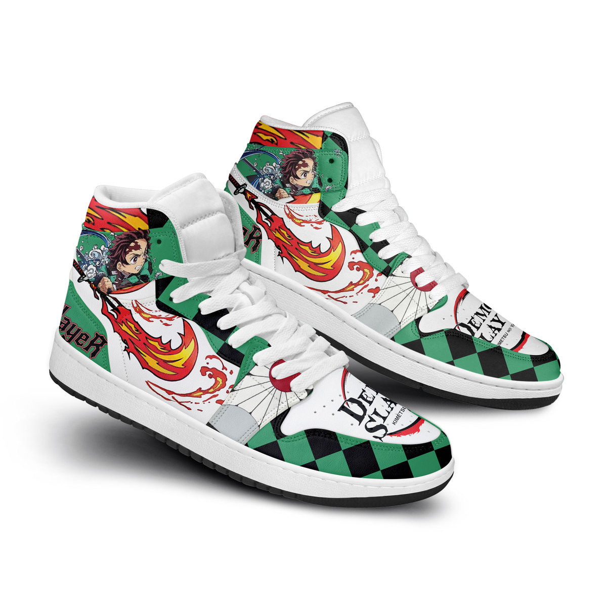 Demon Slayer High-Top Sneakers Retro Streetwear Vibe Shoes For Men And Women - Image 2