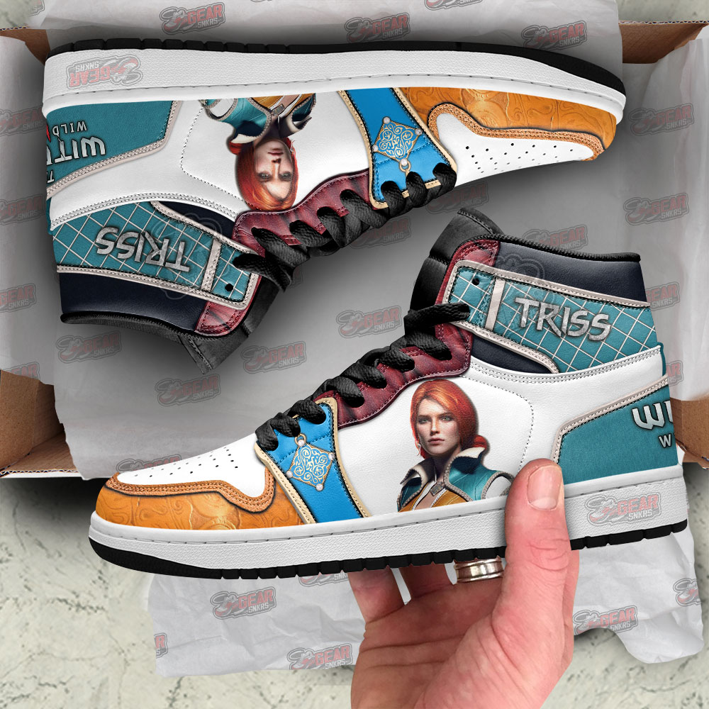 Triss Merigold The Witcher High-Top Sneakers Retro Streetwear Vibe Shoes For Men And Women - Image 2