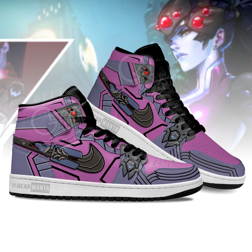 Widowmaker Overwatch High-Top Sneakers Retro Streetwear Vibe Shoes For Men And Women - Image 3