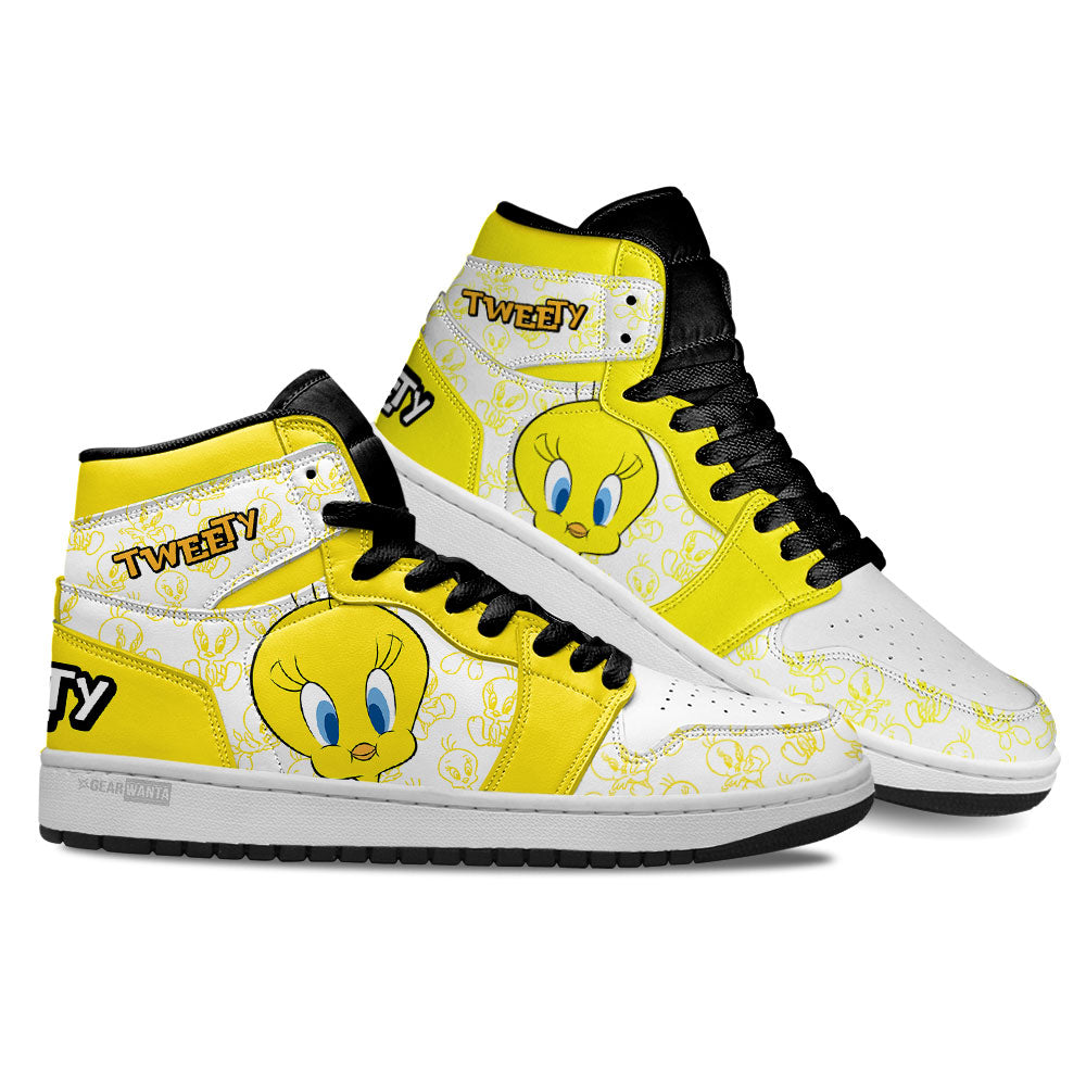 Tweety High-Top Sneakers Retro Streetwear Vibe Shoes For Men And Women - Image 3