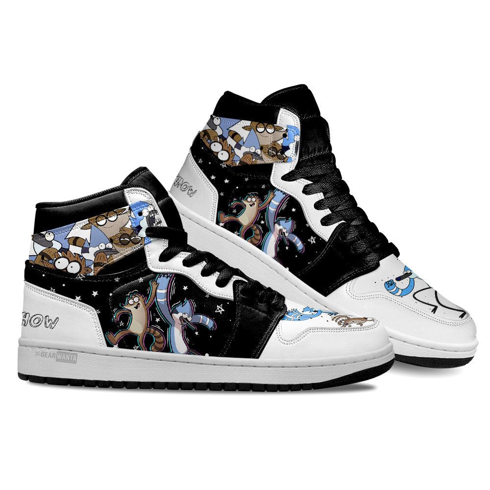 Regular Show Mordecai and Rigby High-Top Sneakers Retro Streetwear Vibe Shoes For Men And Women - Image 2