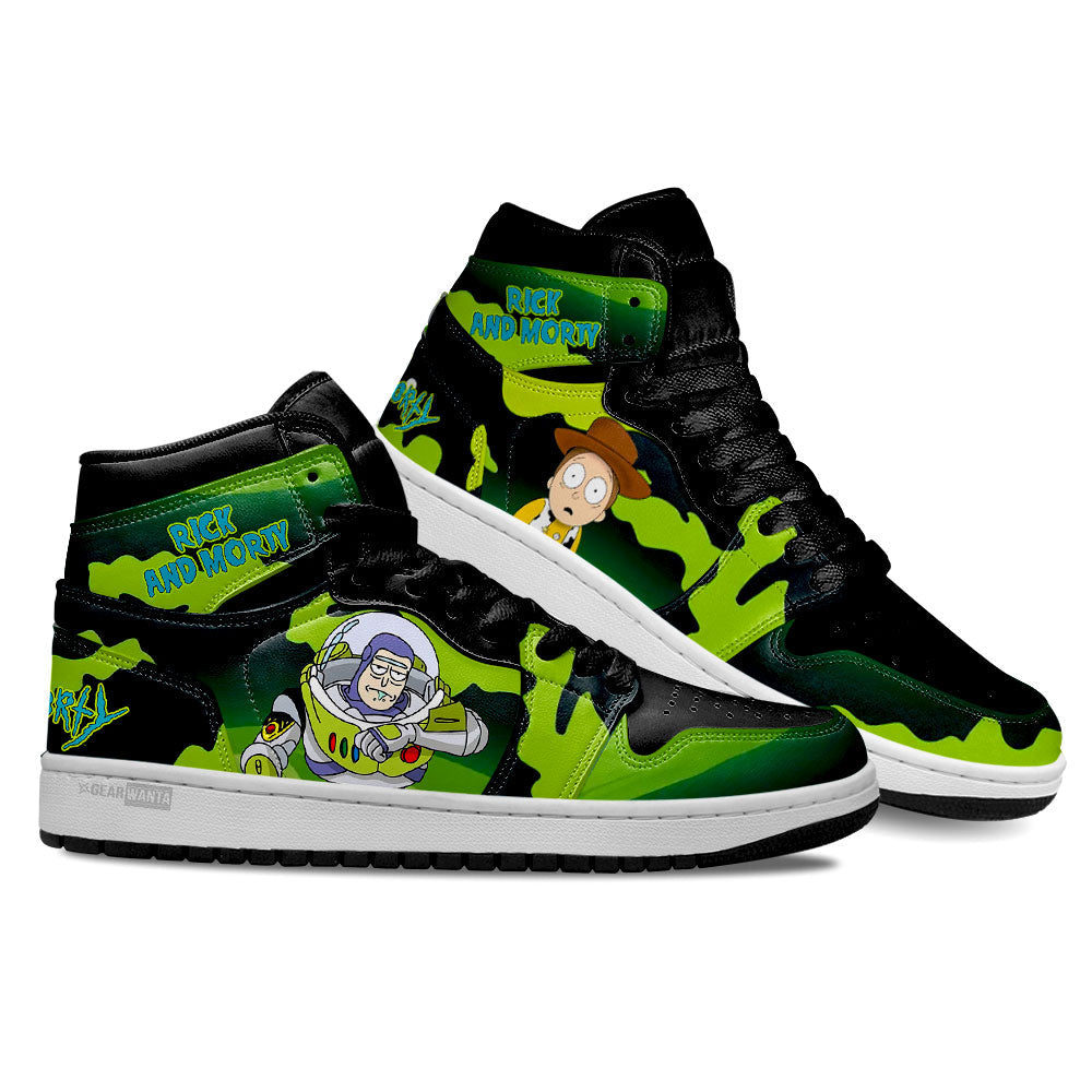Rick and Morty High-Top Sneakers Retro Streetwear Vibe Shoes For Men And Women - Image 3
