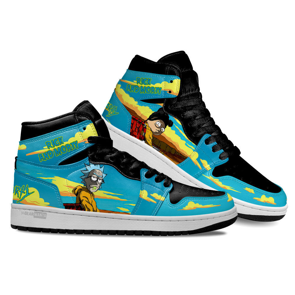 Rick and Morty High-Top Sneakers Retro Streetwear Vibe Shoes For Men And Women - Image 3