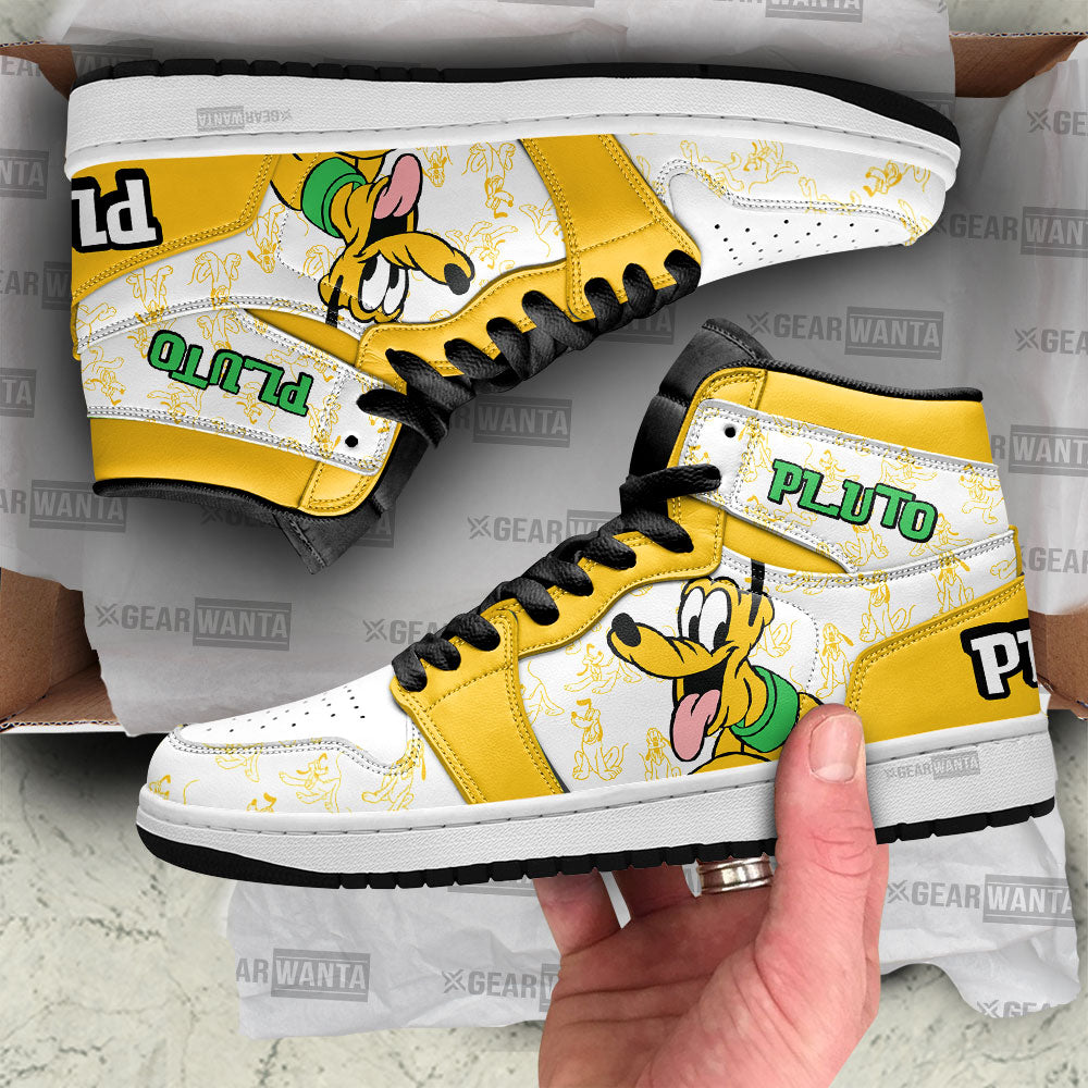Pluto High-Top Sneakers Retro Streetwear Vibe Shoes For Men And Women - Image 2