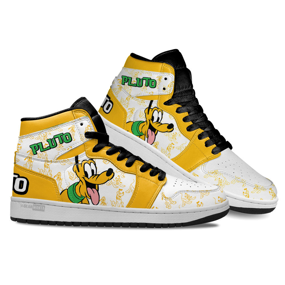 Pluto High-Top Sneakers Retro Streetwear Vibe Shoes For Men And Women - Image 3