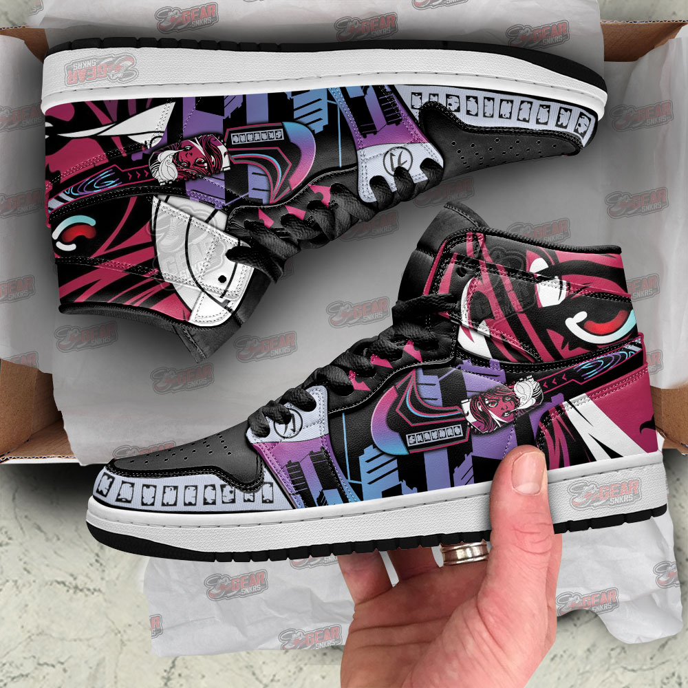 Neo-Noir M4A4 Counter Strike Skins High-Top Sneakers Retro Streetwear Vibe Shoes For Men And Women - Image 2