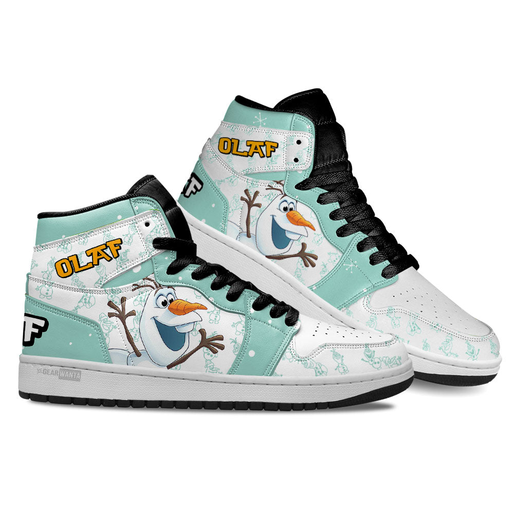 Olaf High-Top Sneakers Retro Streetwear Vibe Shoes For Men And Women - Image 3