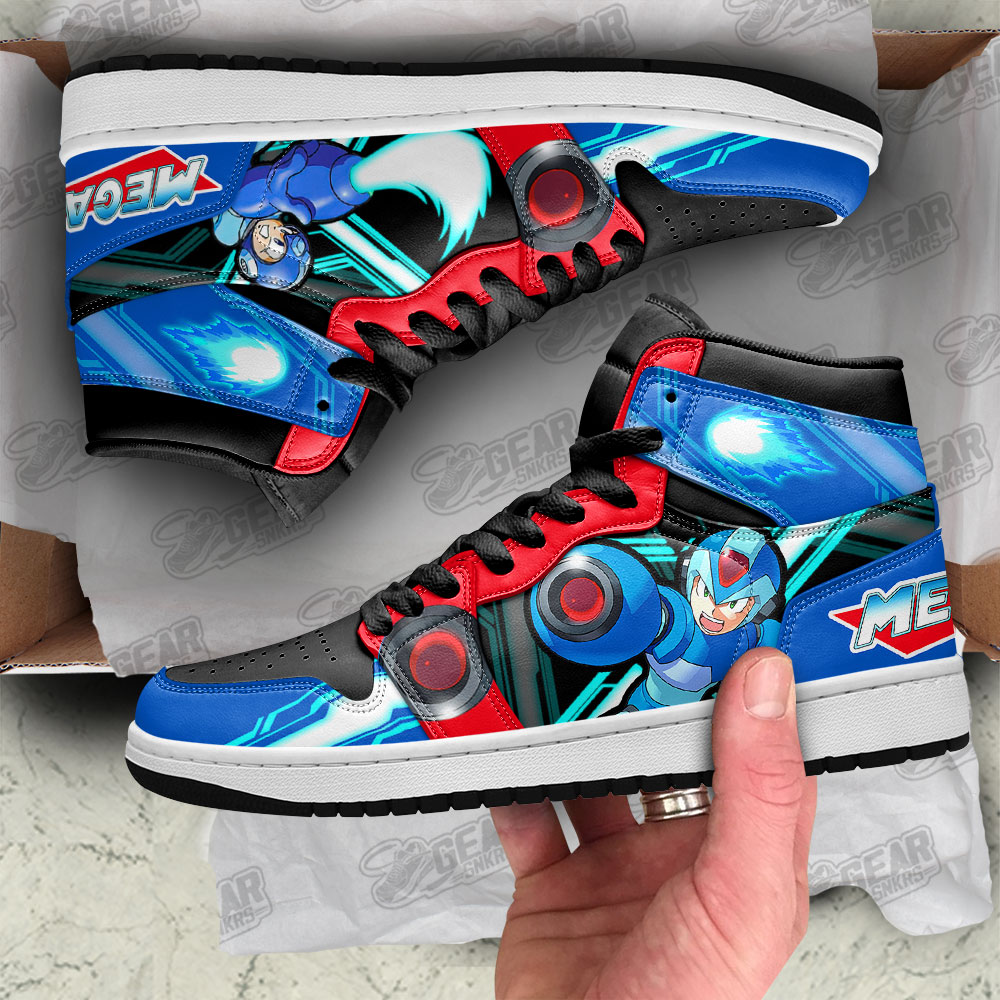 Megaman Gameboy High-Top Sneakers Retro Streetwear Vibe Shoes For Men And Women - Image 2
