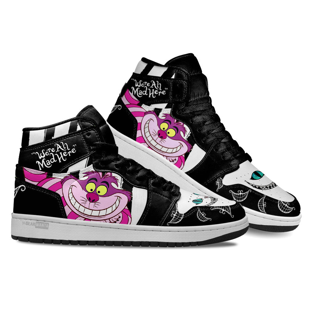 Cheshire Cat High-Top Sneakers Retro Streetwear Vibe Shoes For Men And Women - Image 3