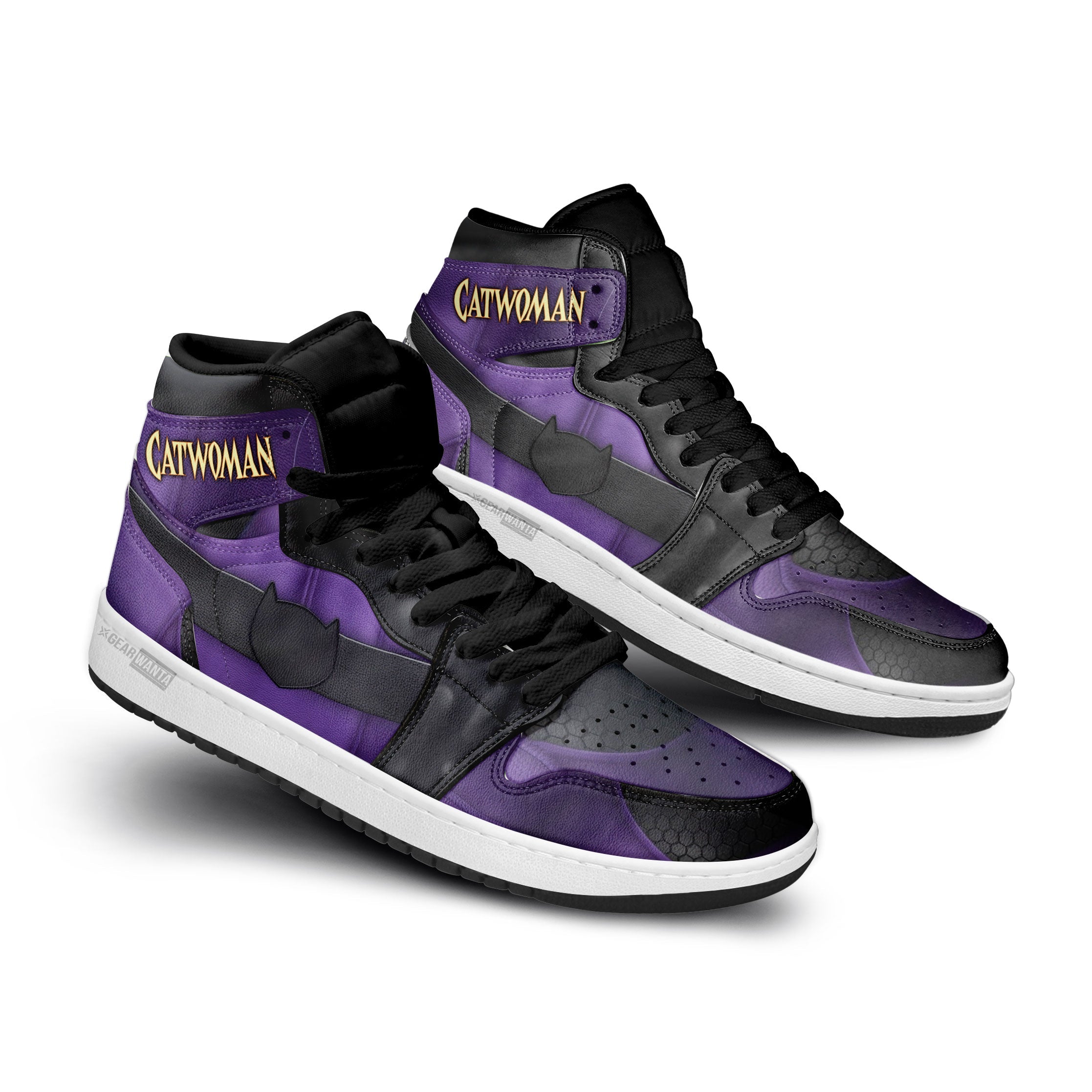 Catwoman High-Top Sneakers Retro Streetwear Vibe Shoes For Men And Women - Image 2