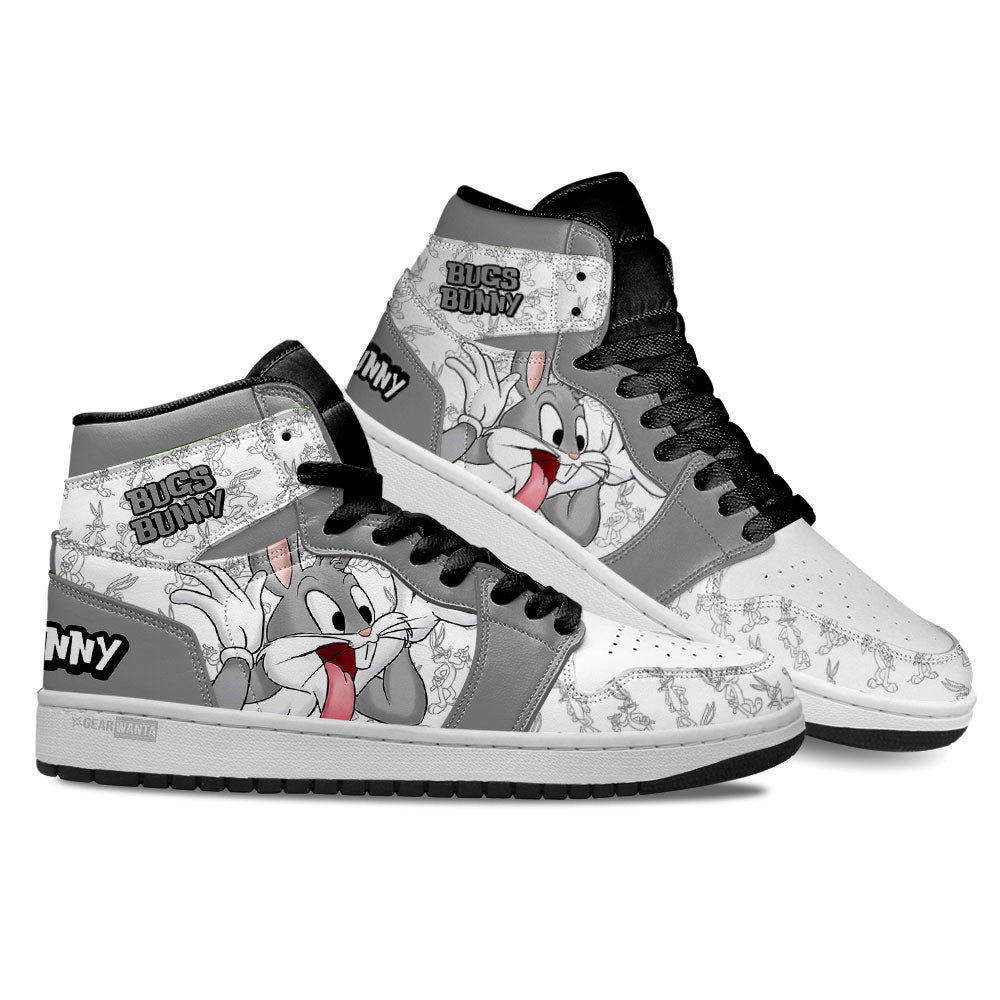 Bugs Bunny High-Top Sneakers Retro Streetwear Vibe Shoes For Men And Women - Image 3