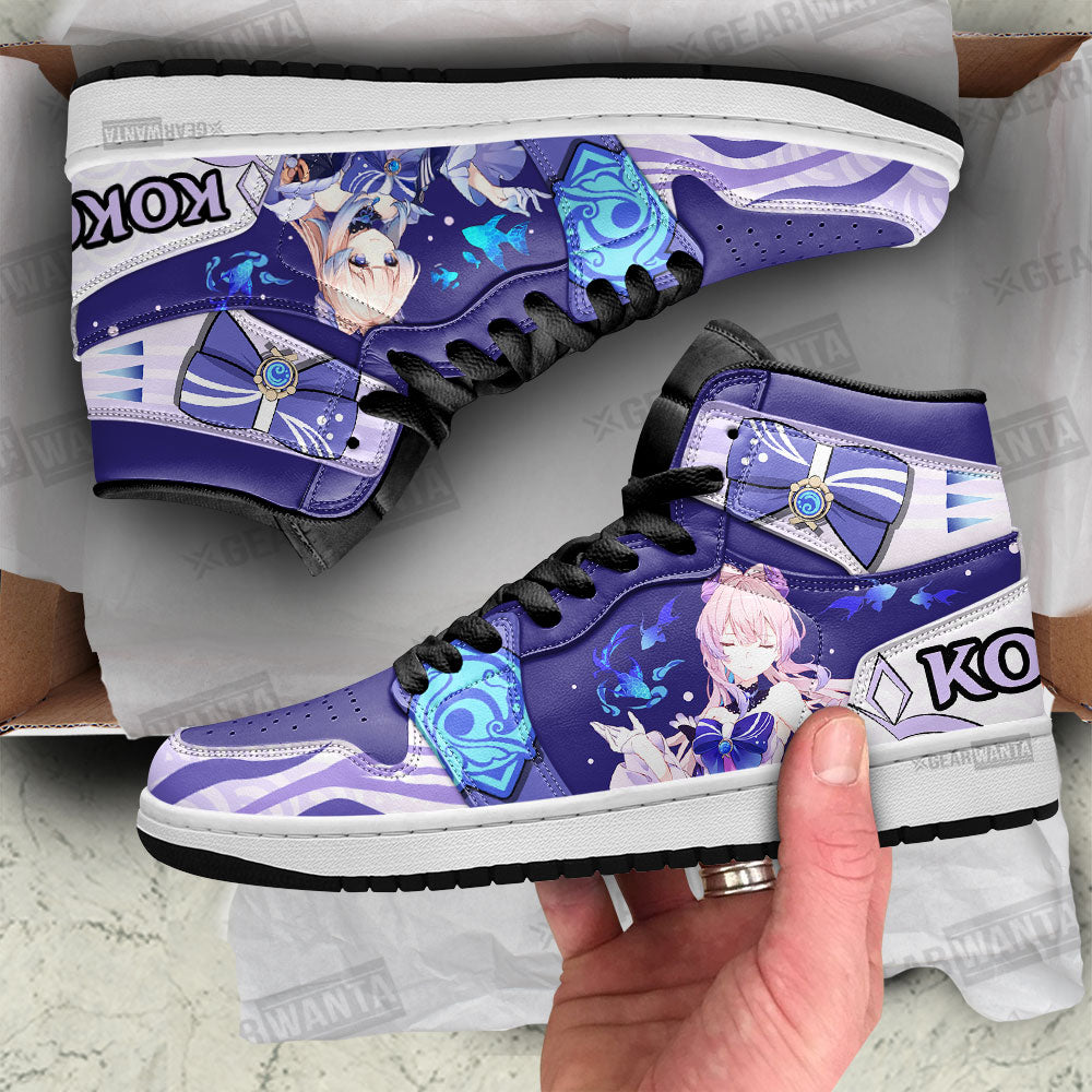Kokomi Genshin Impact High-Top Sneakers Retro Streetwear Vibe Shoes For Men And Women - Image 2