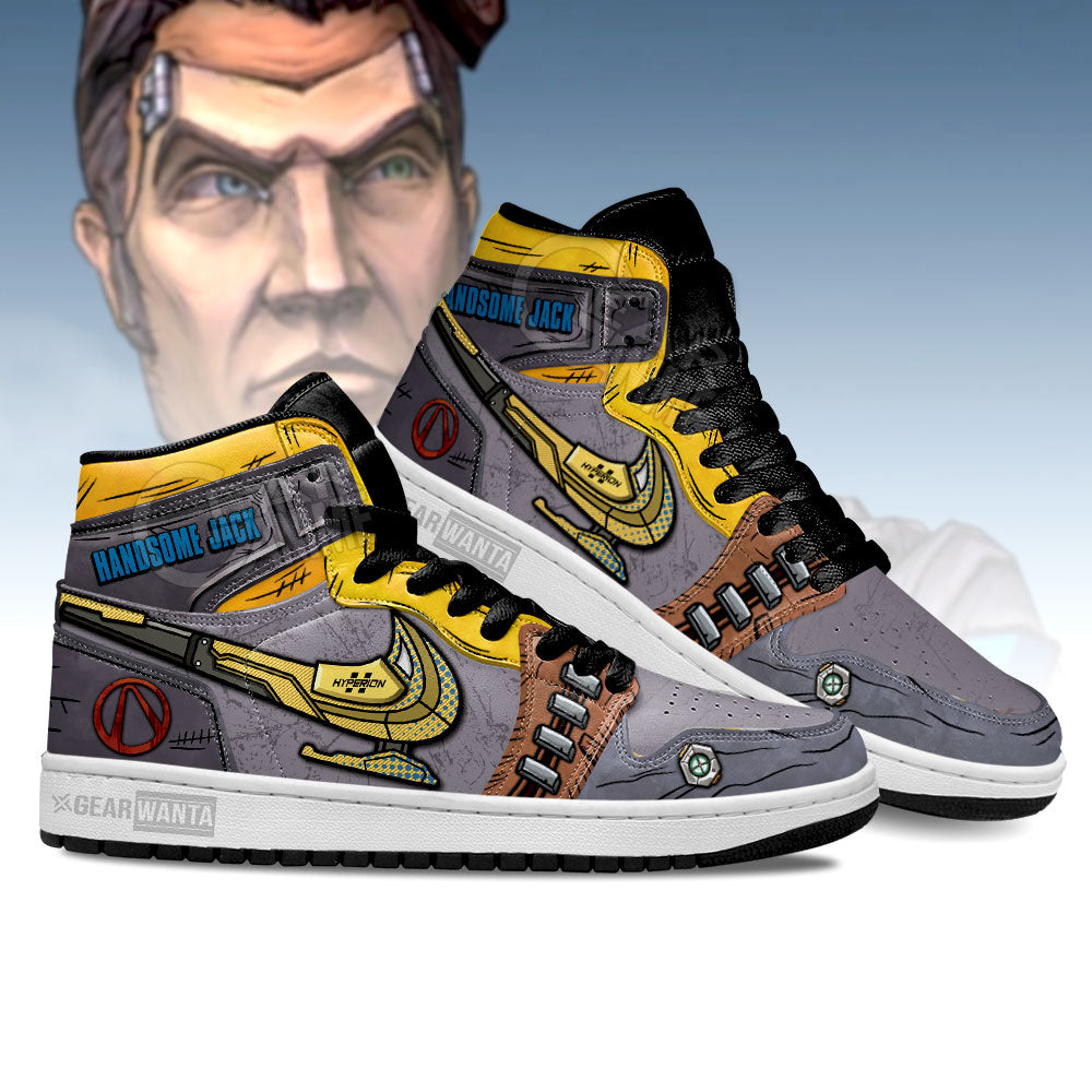 Borderlands High-Top Sneakers Retro Streetwear Vibe Shoes For Men And Women - Image 3