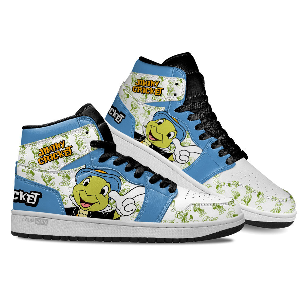 Jiminy Cricket High-Top Sneakers Retro Streetwear Vibe Shoes For Men And Women - Image 3