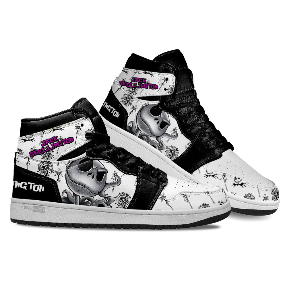 Jack Skellington High-Top Sneakers Retro Streetwear Vibe Shoes For Men And Women - Image 3