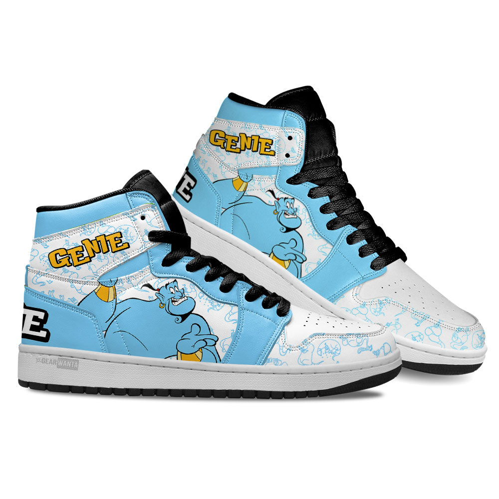 Genie High-Top Sneakers Retro Streetwear Vibe Shoes For Men And Women - Image 3