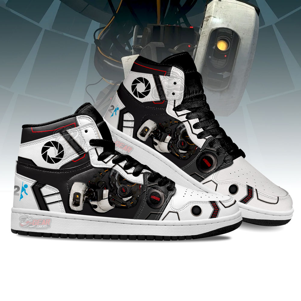 GLaDOS Portal High-Top Sneakers Retro Streetwear Vibe Shoes For Men And Women - Image 3